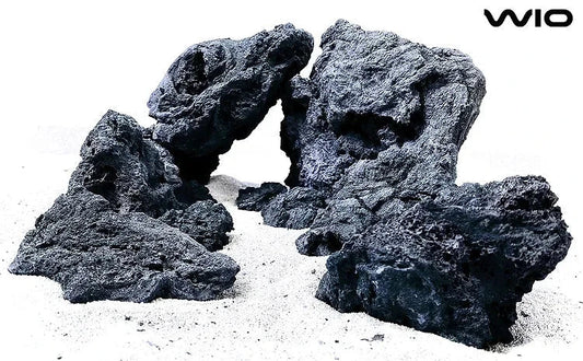 WIO - Darwin Black Lava Stone - Mega Box Set 22kg Wood and Rock WIO